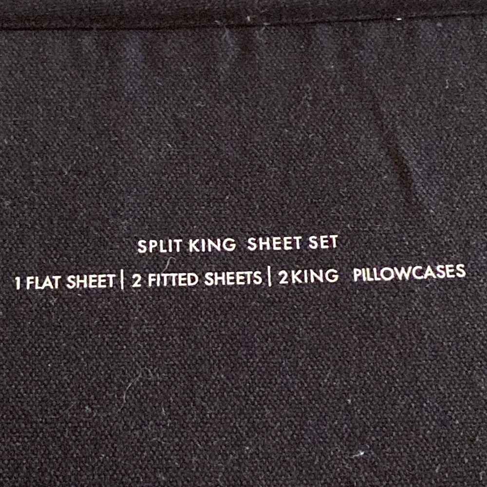 Hotel Collection Split King Sheet Set 500 Thread Count - Picture 3 of 3